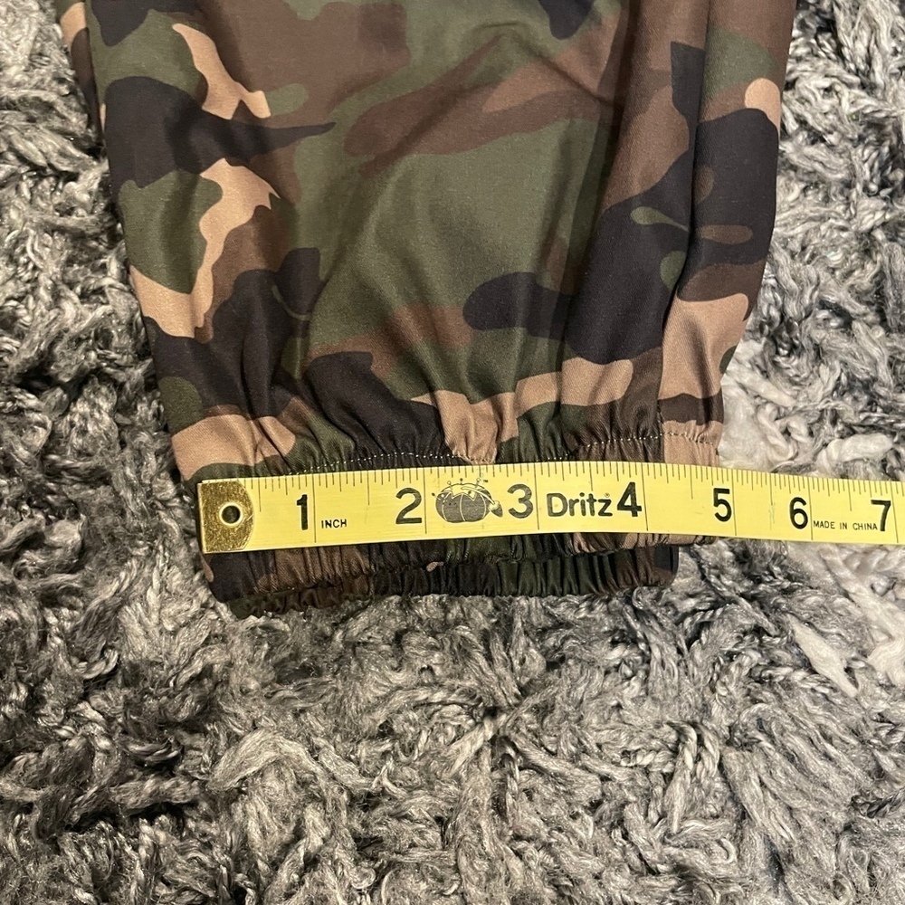 Womens Cargo Camo Pants High Waist Slim Fit Jogger Size XXL - Picture 9 of 12